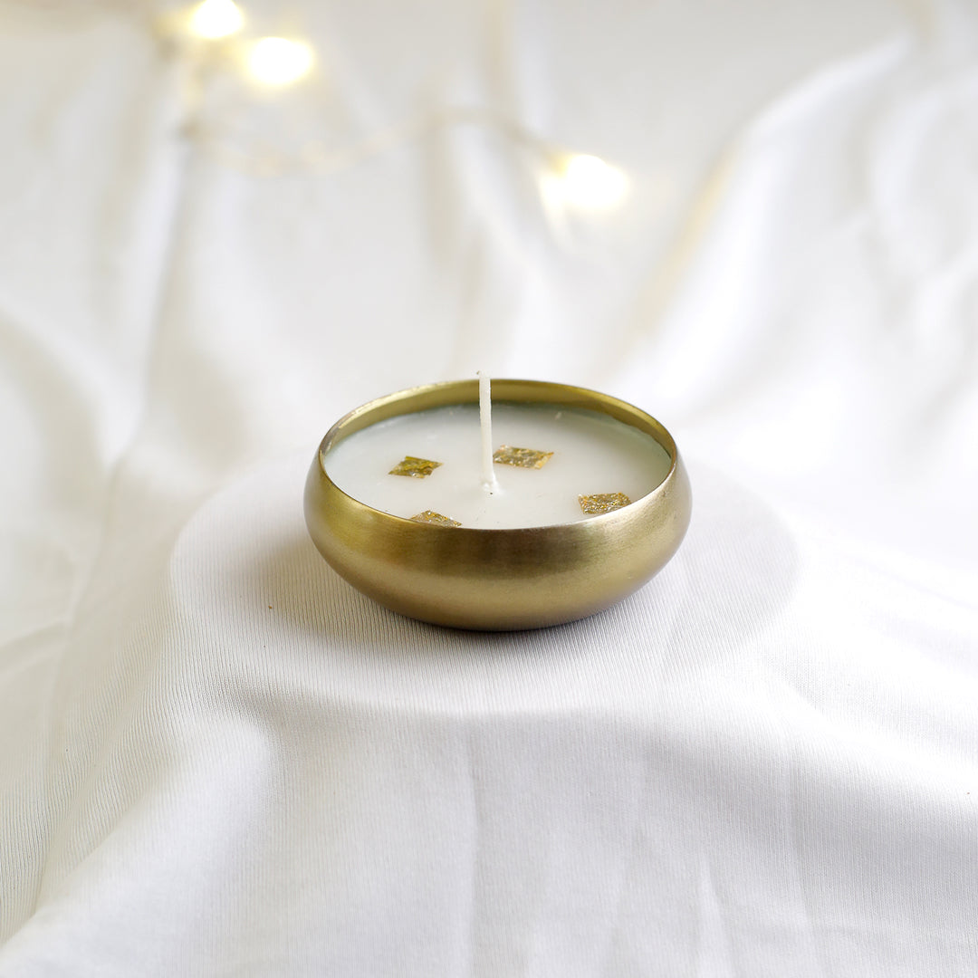 Brass Urli Candle