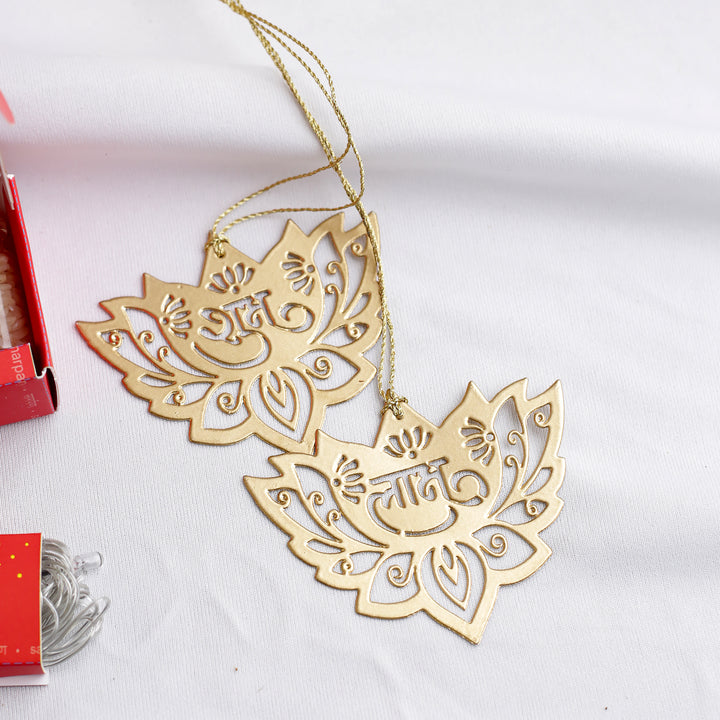 Shubh Labh Hanging (Lotus Shape)