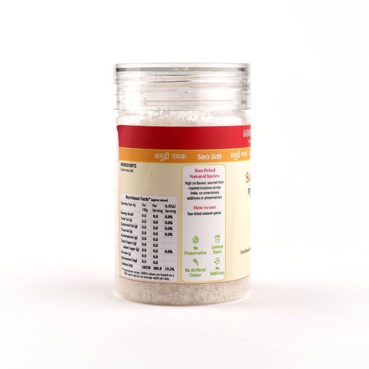 Coarse sea salt