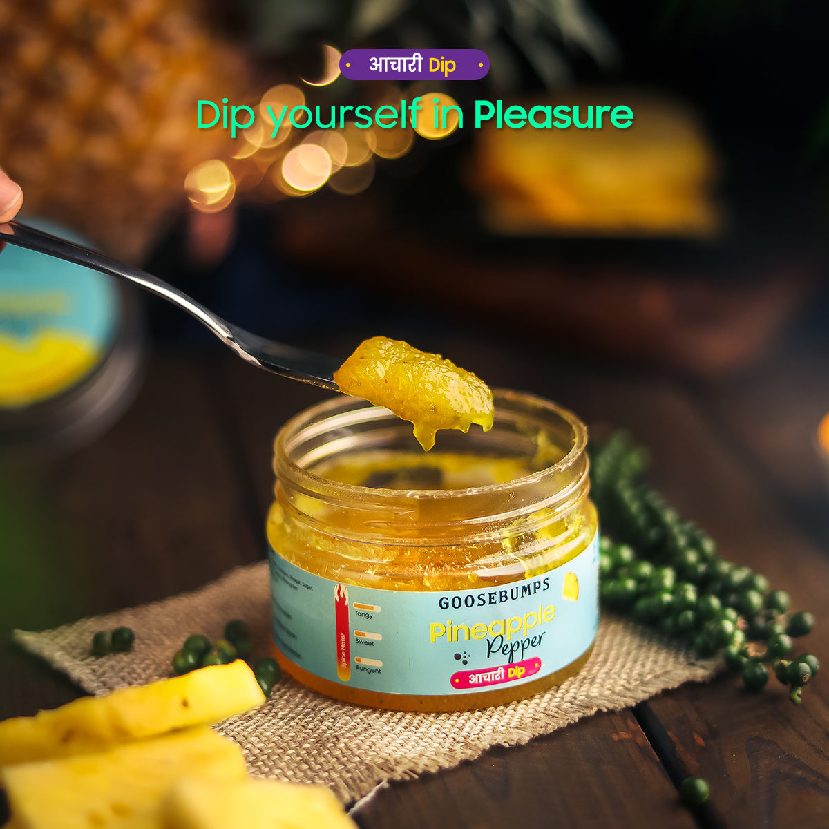 Pineapple Pepper Achari Dip Goosebumps Store