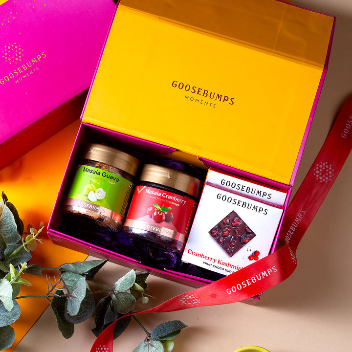 Carnival Gift Box of Masala Fruits & Chocolates