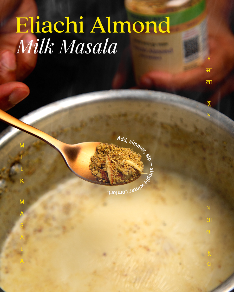Elaichi Almond Milk (Doodh) masala