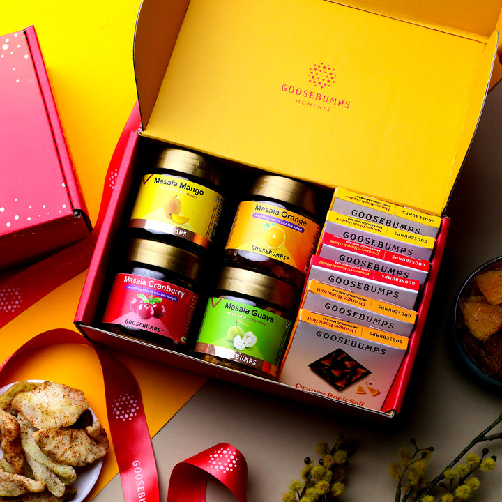 Eco Gift Box of 4 Fruits & 6 Chocolates