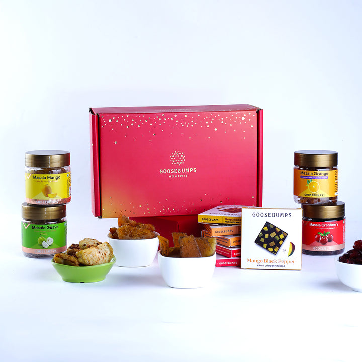 Eco Gift Box of 4 Fruits & 6 Chocolates