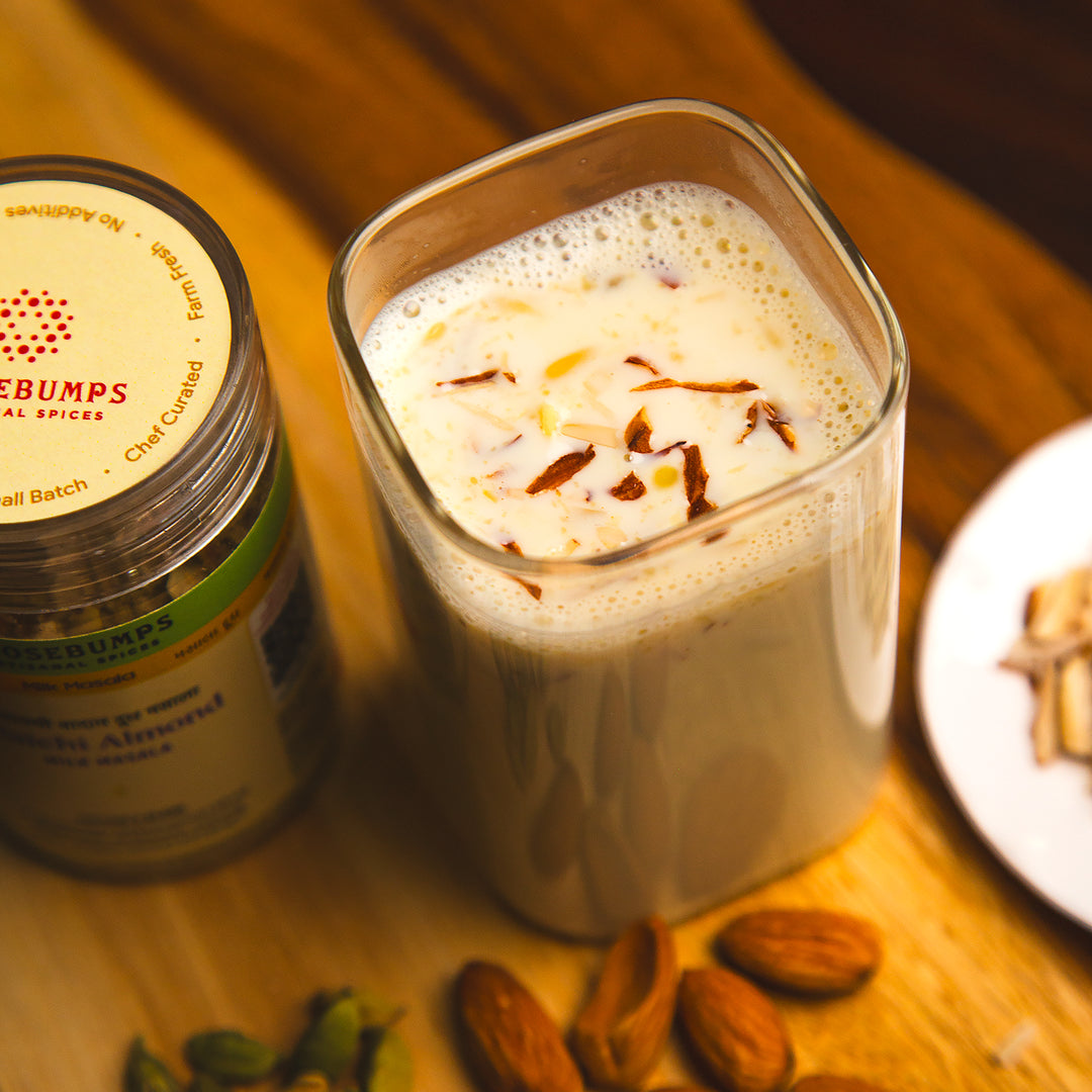 Elaichi Almond Milk (Doodh) masala