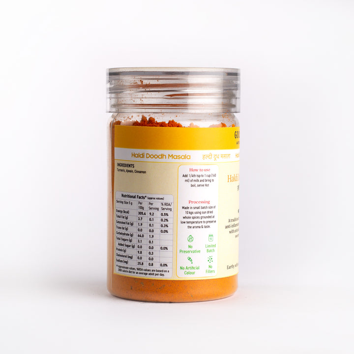 Haldi Doodh Masala - An Ayurvedic blend