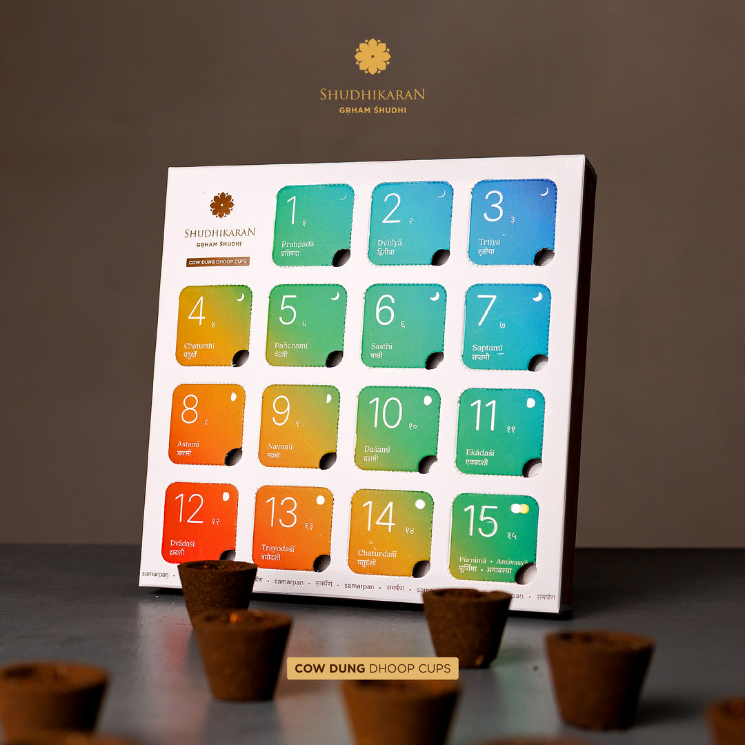 Kesar Kasturi Cow Dung Dhoop Cups