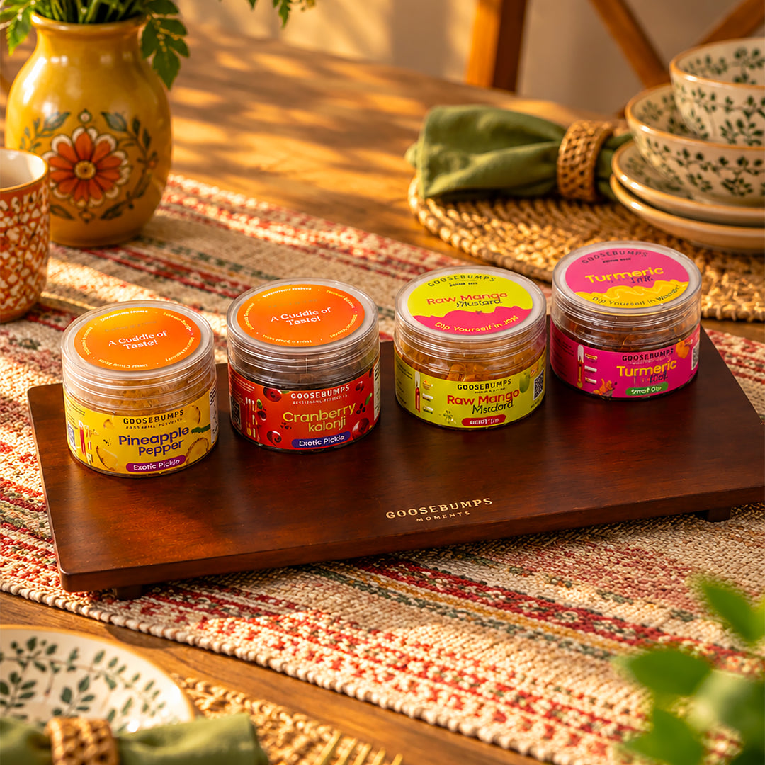 Hosting Platter of Pickles and Dips - 750GMs