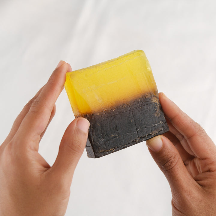 Cow Dung & Cow Ark Handmade Soap Combo | Combo of 3 Soaps (Kesar Chandan, Tulsi & Activated Charcoal)