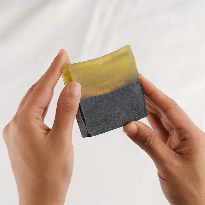 Activated Charcoal Cow Dung & Cow Ark Handmade Soap 100g