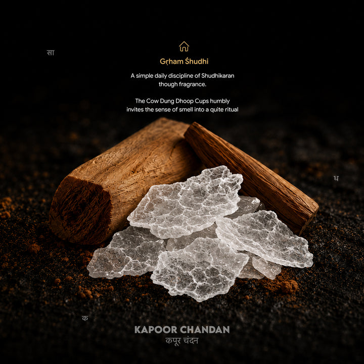 Kapoor Chandan Cow Dung Dhoop Cups