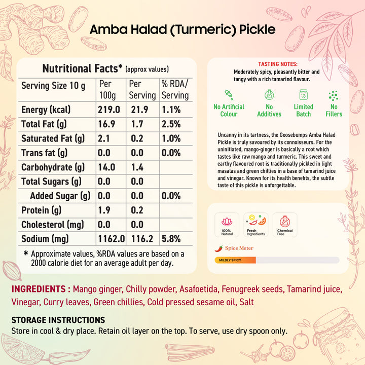 Amba Halad (Turmeric) Pickle