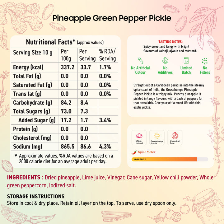 Pineapple Green Pepper Pickle