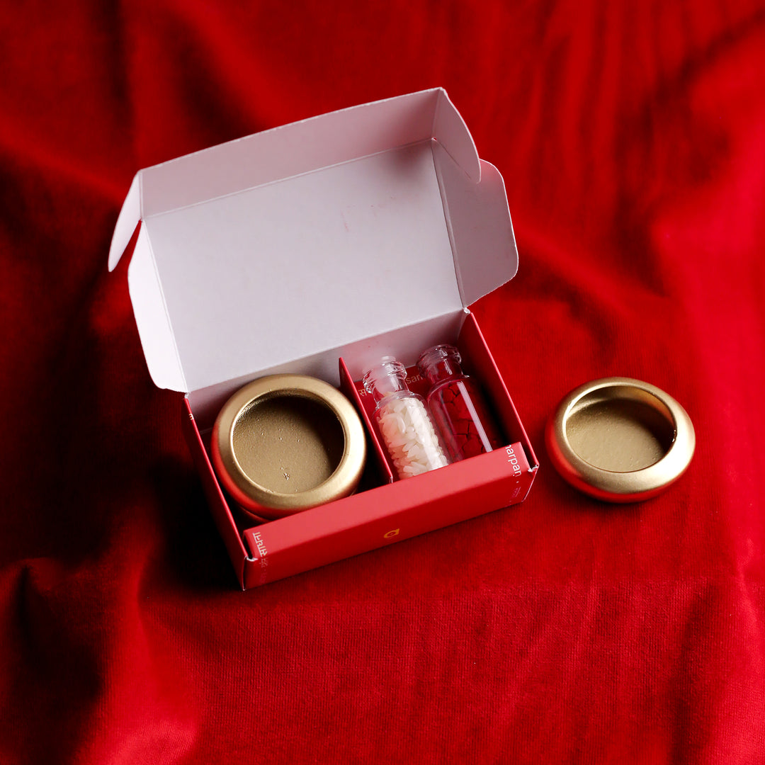 Roli Kumkum Akshat & Bowls Kit