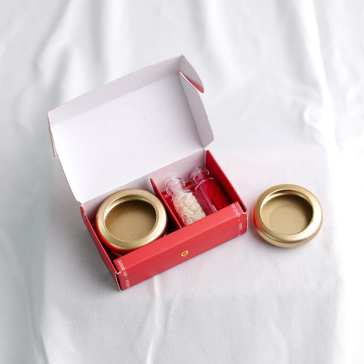 Roli Kumkum Akshat & Bowls Kit