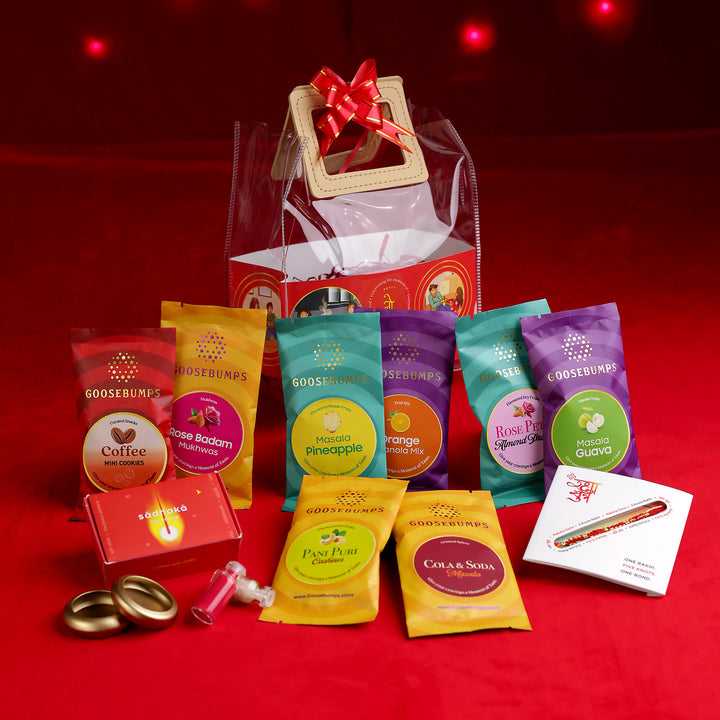 Raksha Bandhan Gift Bag Hamper for Brother or Sister