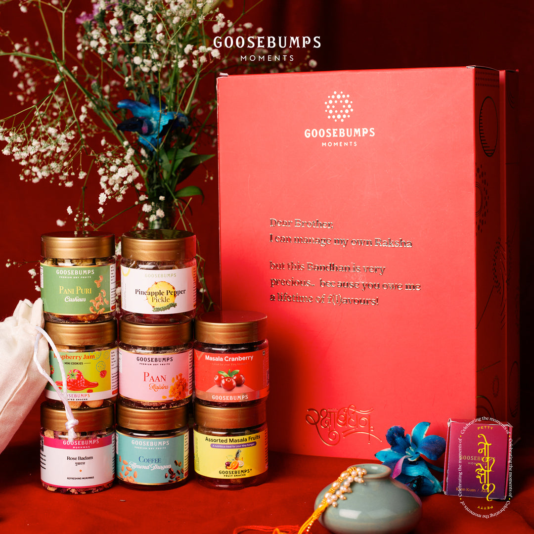 Goosebumps Raksha Bandhan (नोक झोंक) Gift Box for Brother or Sister