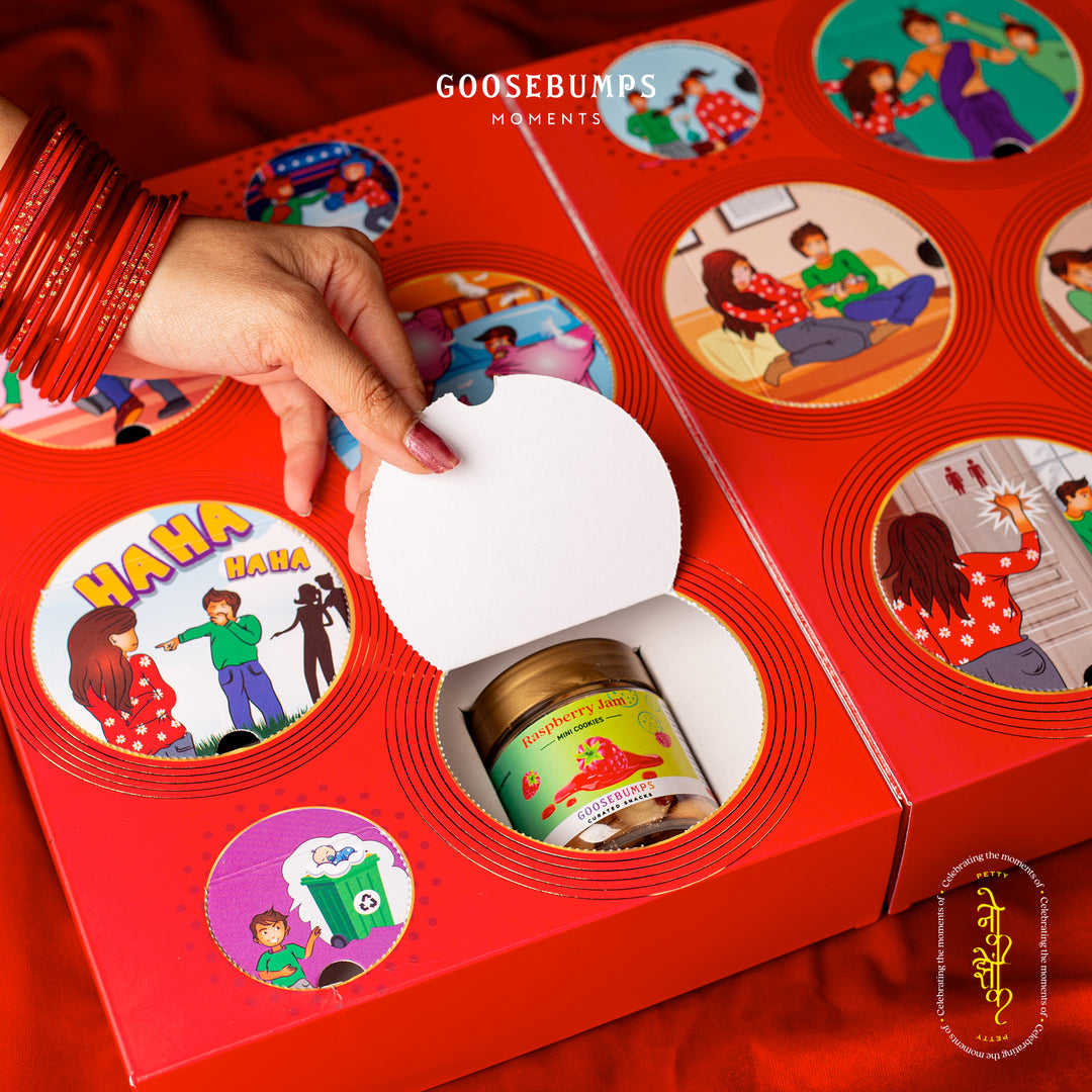 Goosebumps Raksha Bandhan (नोक झोंक) Gift Box for Brother or Sister