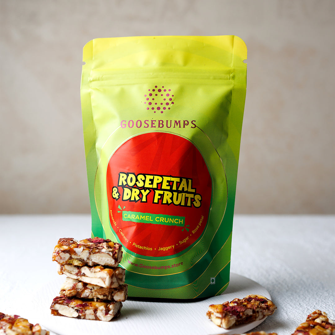 Rose Petal & Dry Fruit Caramel Crunch