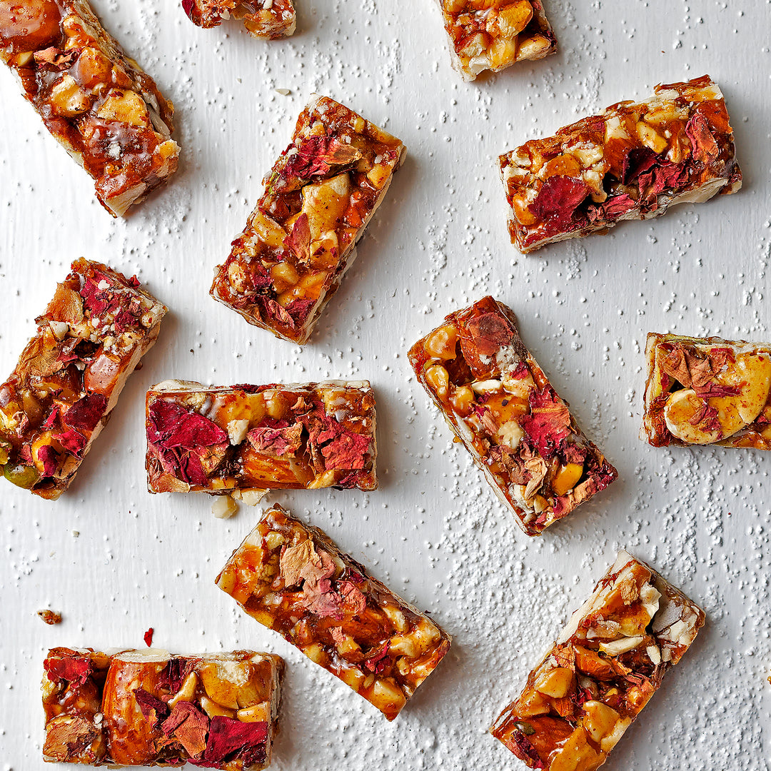 Rose Petal & Dry Fruit Caramel Crunch