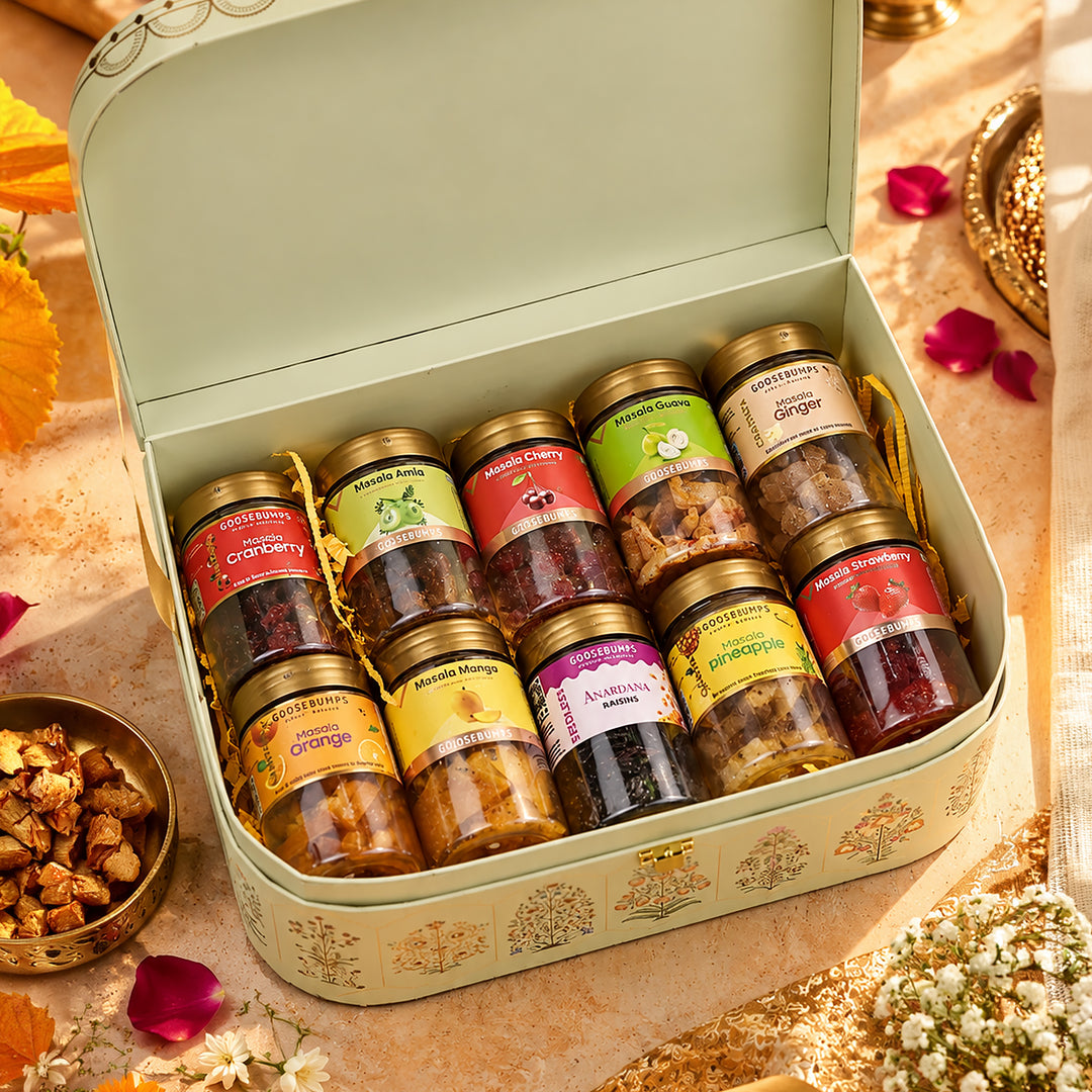 Exotic Spiced Fruit Trunk Box – 900GMs