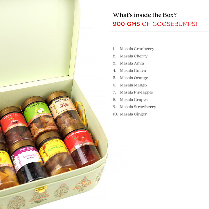 Exotic Spiced Fruit Trunk Box – 900GMs
