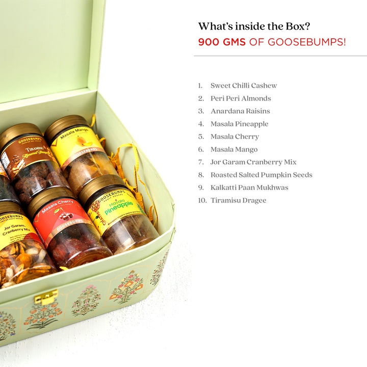 Gourmet Goodies Trunk Box - 900GMs | 10 Gourmet Treats