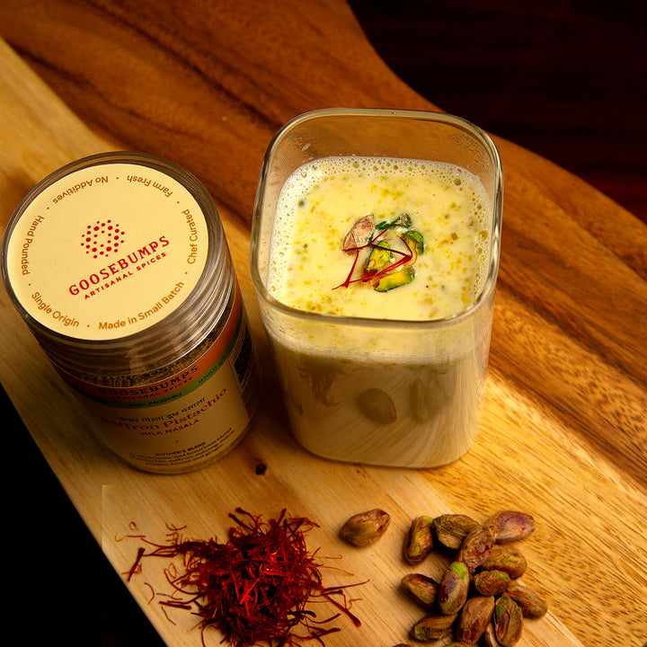 Saffron Pistachio (Kesar Pista) Milk (Doodh) masala