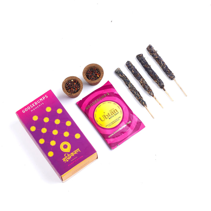 Eco Gift Box of Chocolates, Fruits & Shudhikaran Kit