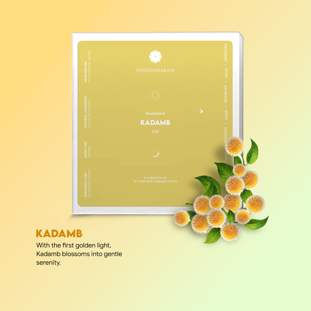 Kadamb Bamboo-Less Incense Pack