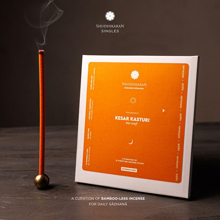 Kesar Kasturi Bamboo-Less Incense Pack