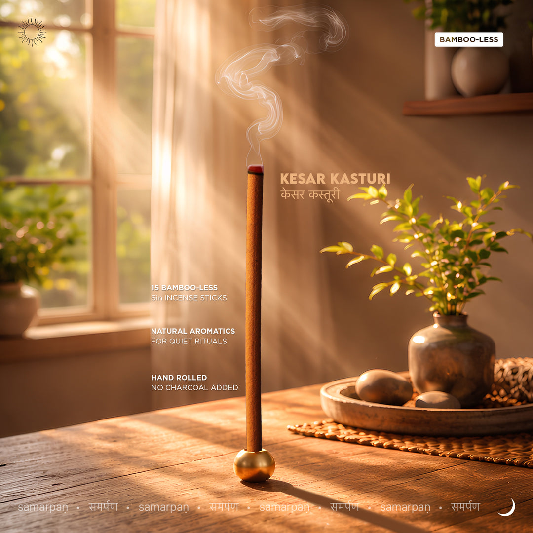 Kesar Kasturi Bamboo-Less Incense Pack