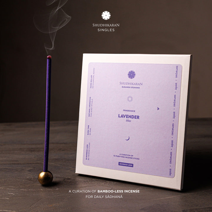 Lavender Bamboo-Less Incense Pack