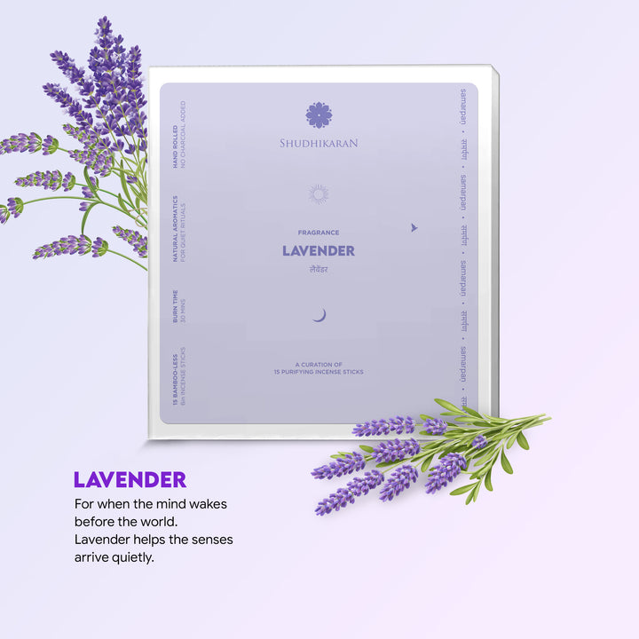 Lavender Bamboo-Less Incense Pack