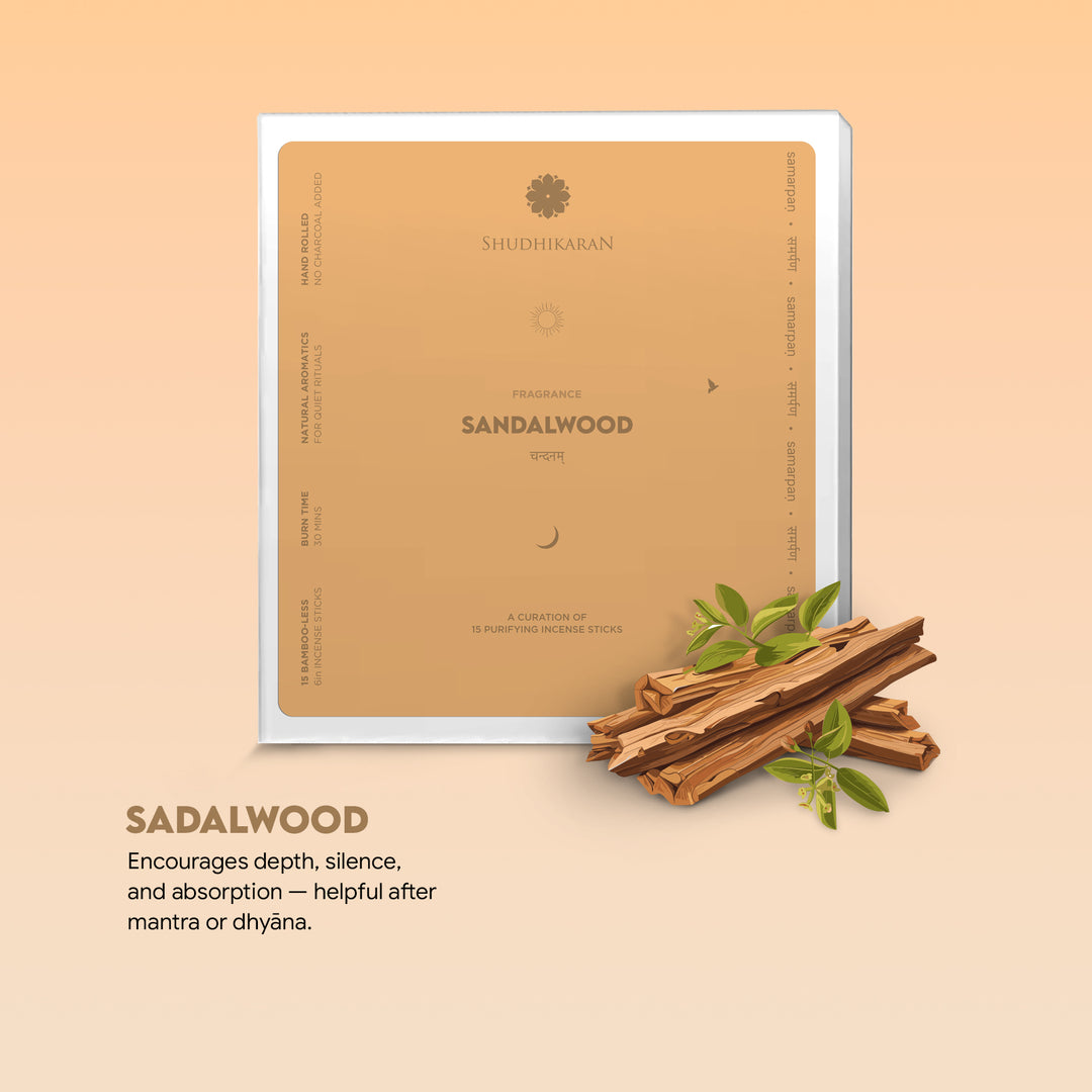 Sandalwood Bamboo-Less Incense Pack