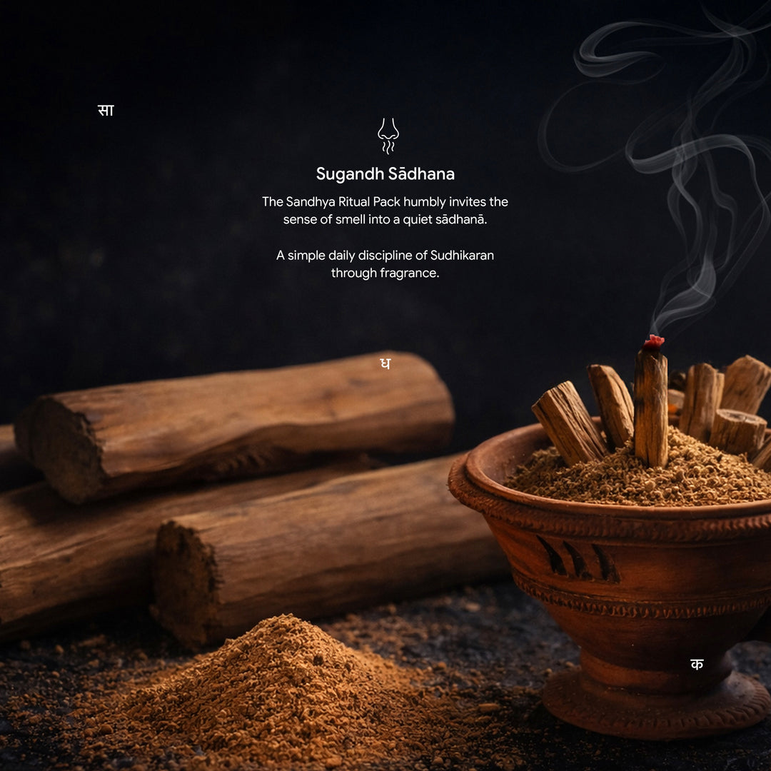 Sandalwood Bamboo-Less Incense Pack