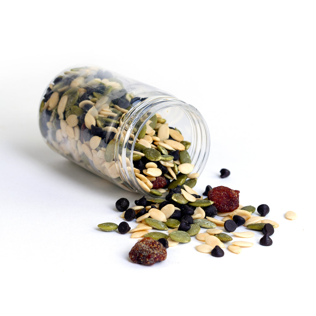 Strawberry, Choco Nibs, Seeds Trail Mix